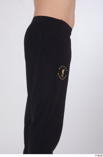 Arvid black joggers dressed sports thigh 0007.jpg